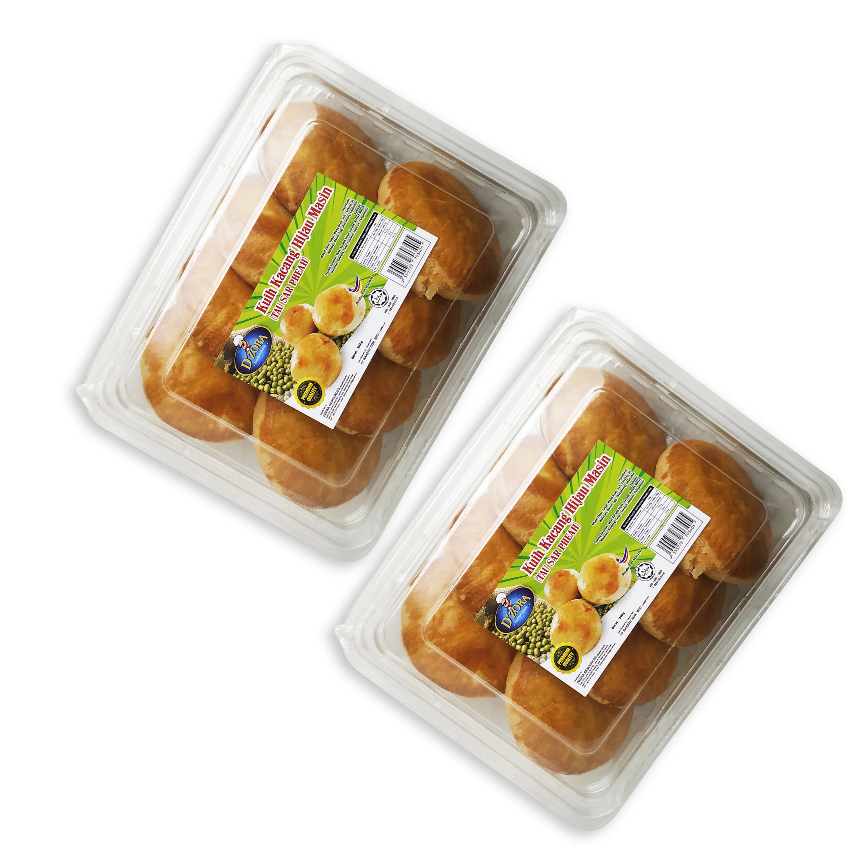 Kuih Kacang Hijau Masin (Tau Sar Pia)